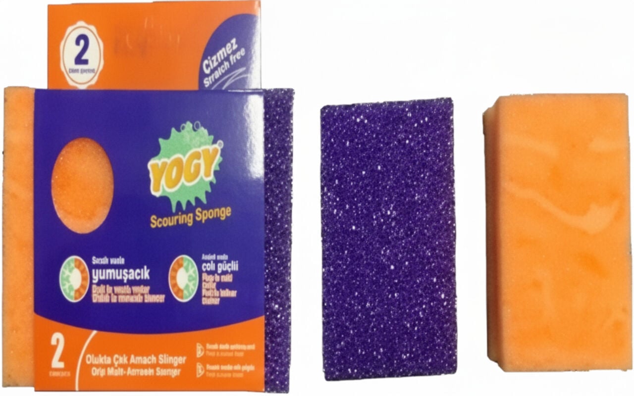 Yogy  Oluklu Çok Amaçlı Bulaşık Sünger